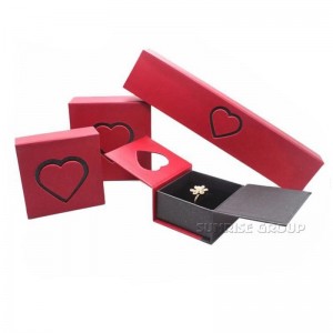 Magnetické uzavření šperky prsten náhrdelník dárkové papírové krabice